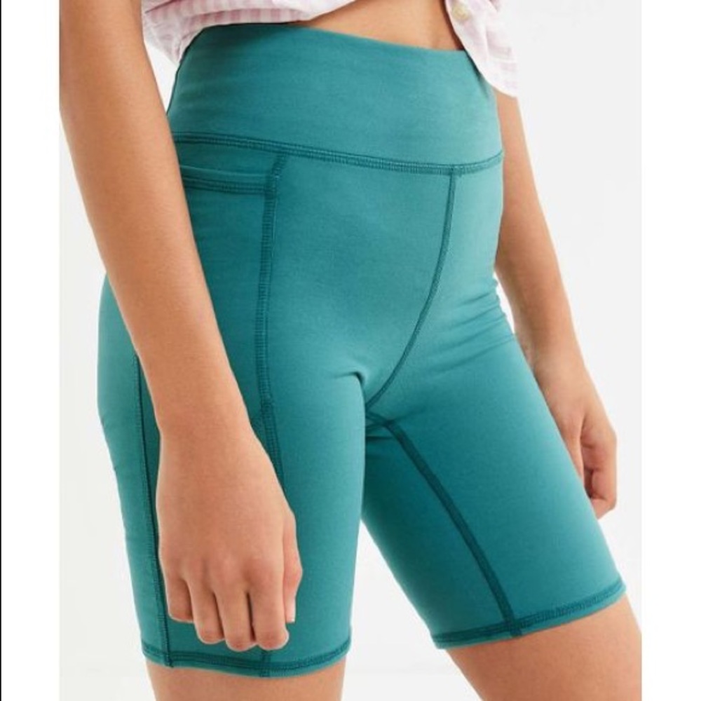 Urban outfitters turquoise bike shorts NWT